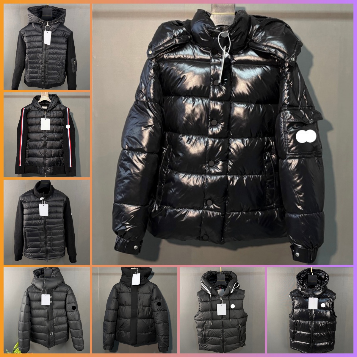26ss HOT Mens Winter Coat Puffer NFC Jacket Men Designer Jacket Hooded Letter Zipper White Duck Down Embroidery Casual Full Sleeve Down Jacket Men P