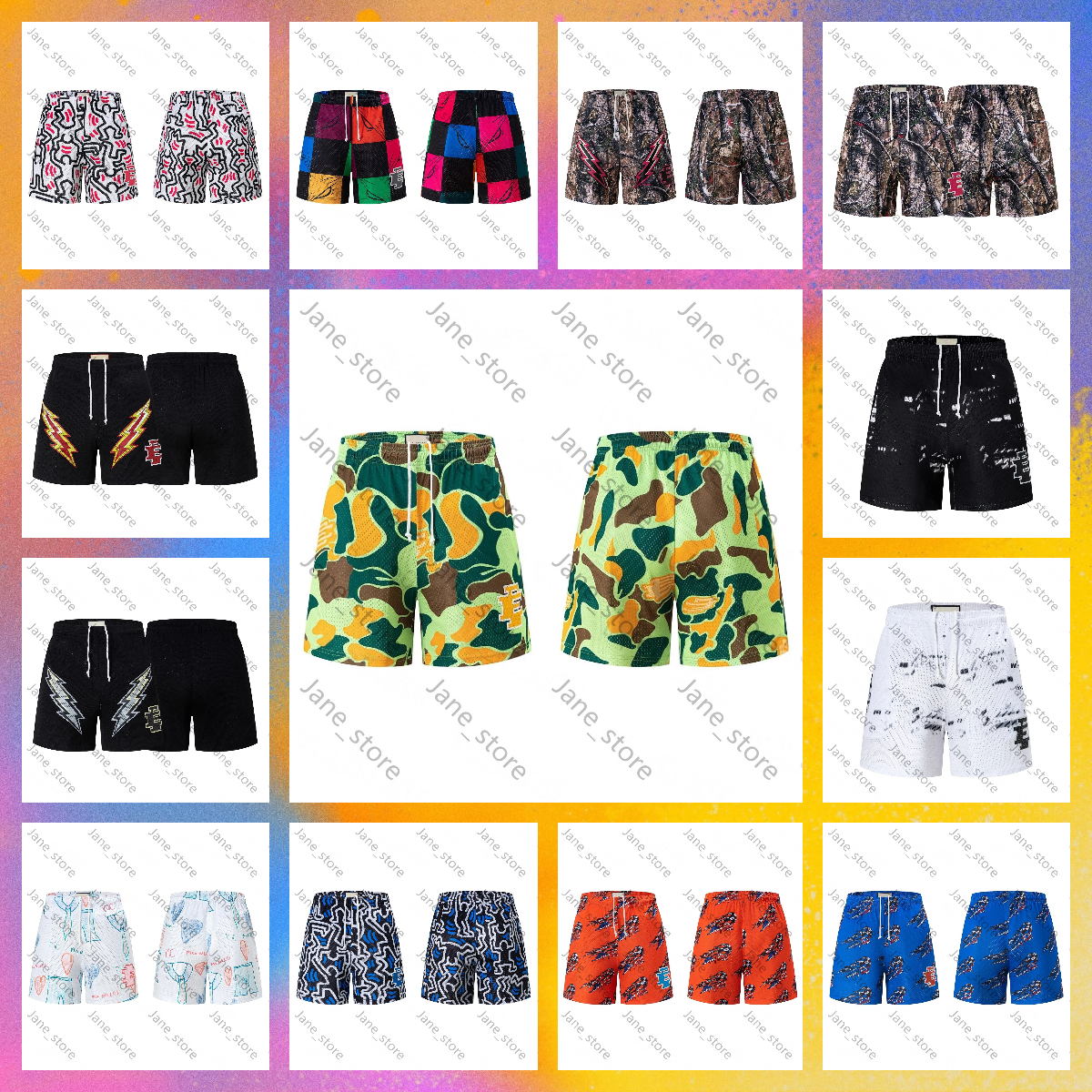 10A Designer Classic Summer Sport Uomo Eeic Emmanuel Pantaloncini da donna Pantaloncini da basket traspiranti Pantaloni da spiaggia Outdoor Casual O