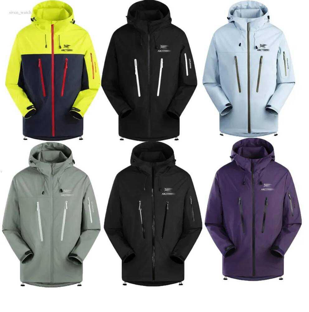 Artery Men Designer Waterproof Breathable ArcsJacket Outdoors Sports Coats women Ski Hiking Windproof Winter Outwear Soft Shell men hiking jacket fa