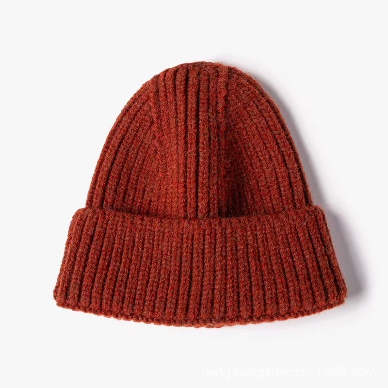 New winter Korean style casual multi purpose wool Lightweight and warm knitted hat women in plain color Perfect for cold weather Comes with A