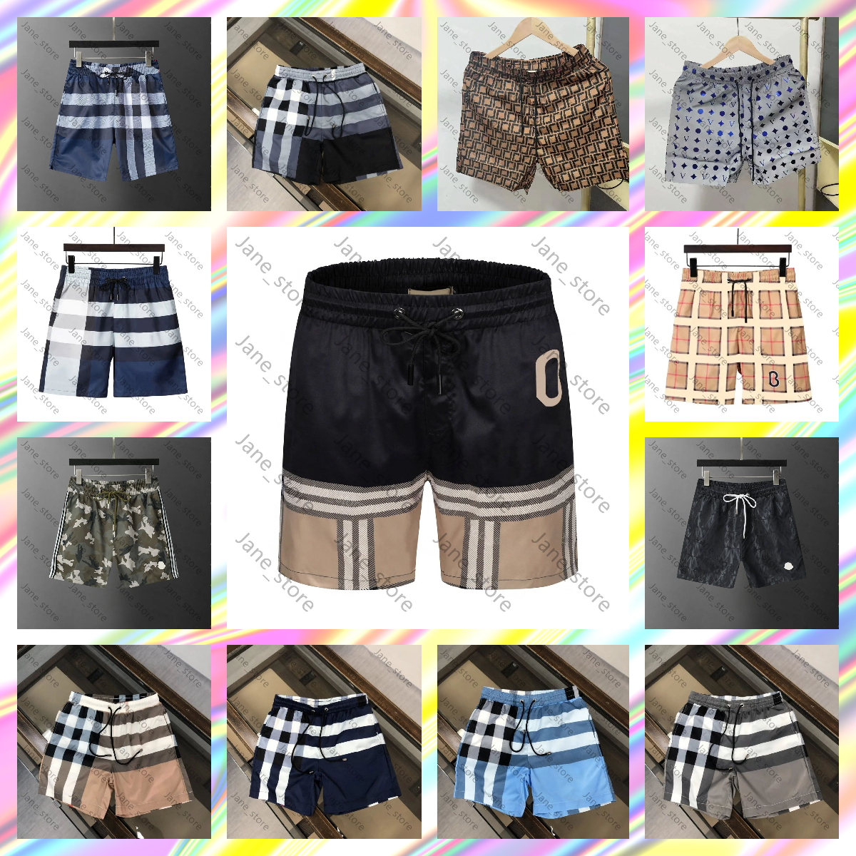 10A Mens Shorts Summer Swimwear Board Men Letter Pattern Designer Fashion Casual Sports Running Fitness Seaside Surf Breathable Beach Swim Shorts LV