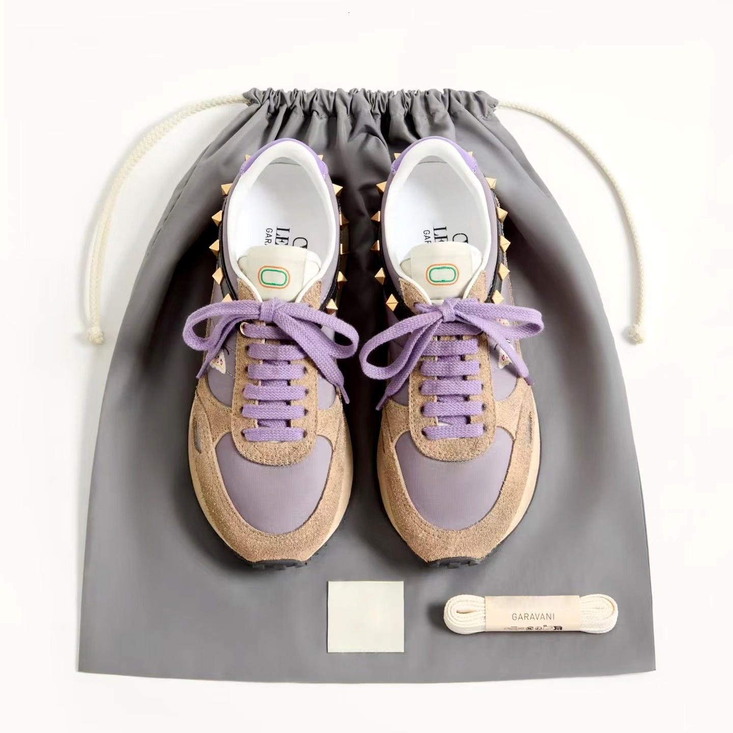Butterfly Patch Rivet Women low top Vintage Outdoor travel Suede Sneakers luxury Designer Lace Up casual Soft Men Running Shoes