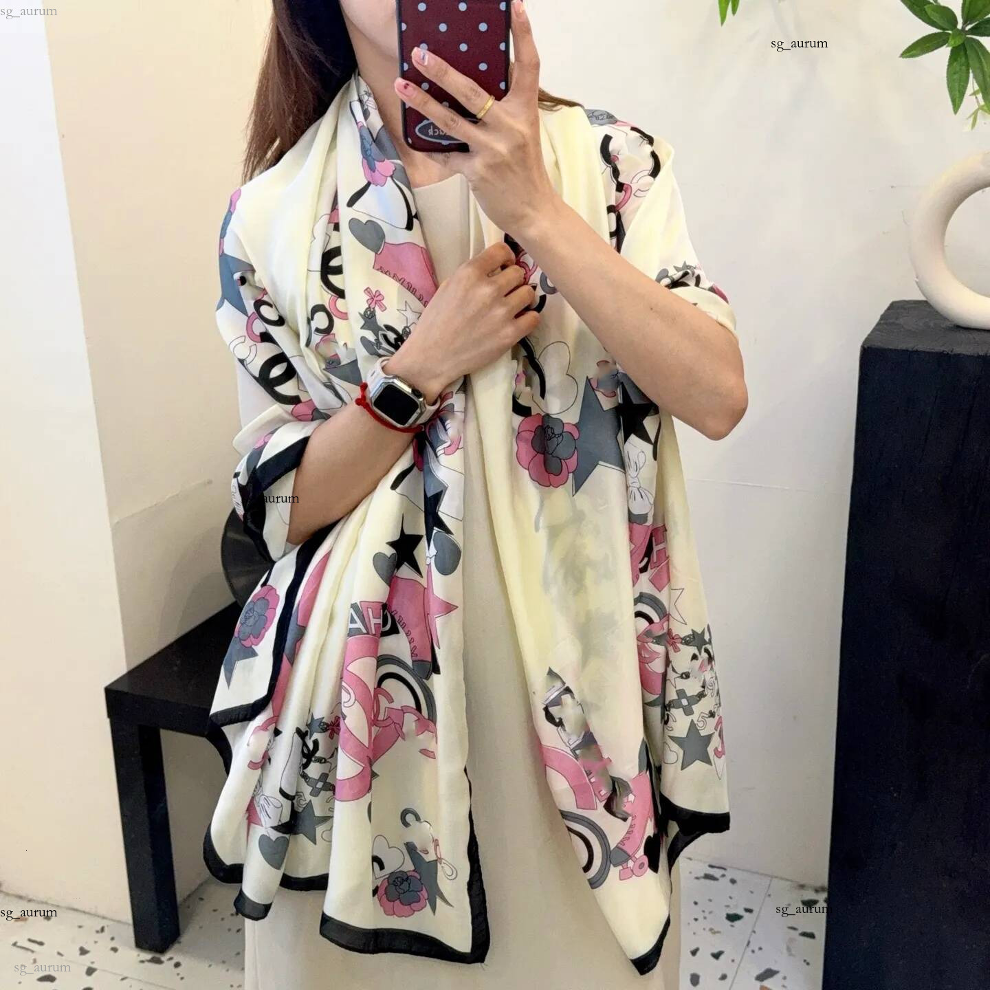 designer luxury silk scarf Headband for Women Fashion Handle Bag Scarves Paris Shoulder Tote Luggage Ribbon Head Wraps Floral hot cartoon