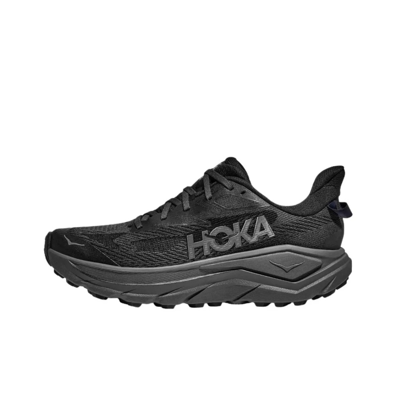 HOKA ONE ONE Challenger 8 Men Women Low-Top Trail Running Shoes Versatile Comfort Breathable Outdoor Sneakers Black With Box