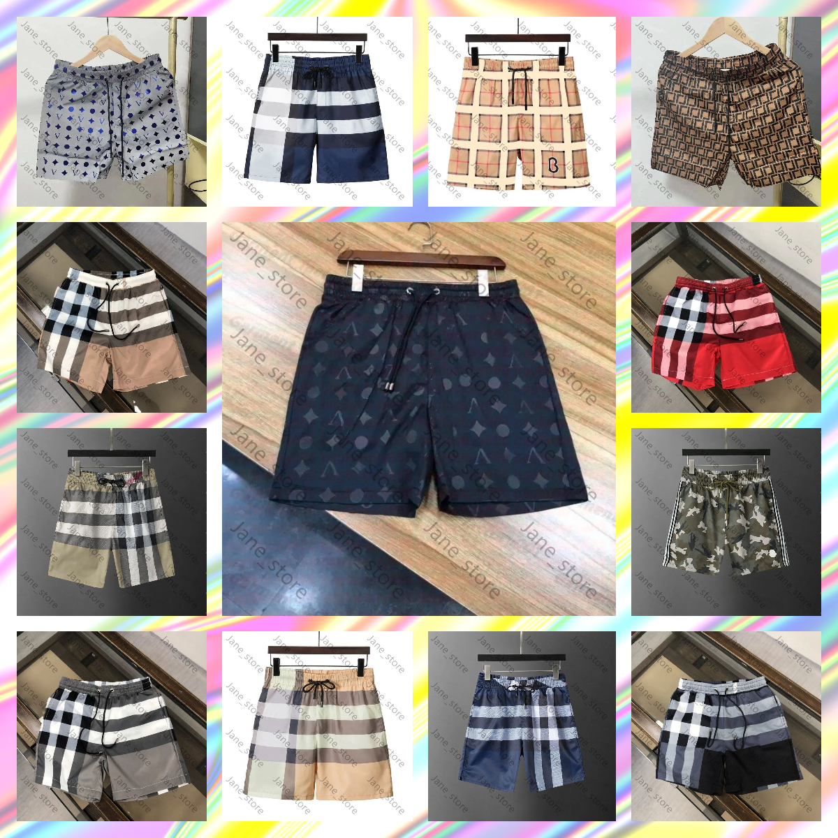 10A Mens Shorts Summer Swimwear Board Men Letter Pattern Designer Fashion Casual Sports Running Fitness Seaside Surf Breathable Beach Swim Shorts LV