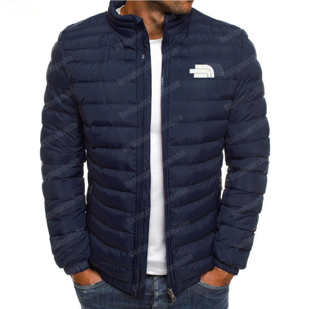 Puffer Jacket Designer Winter Jackets Mens Down Jacket Coat Men Warm Casual Men's Outwear Coats Solid Stand Collar Male Windbreak Cotton Padded