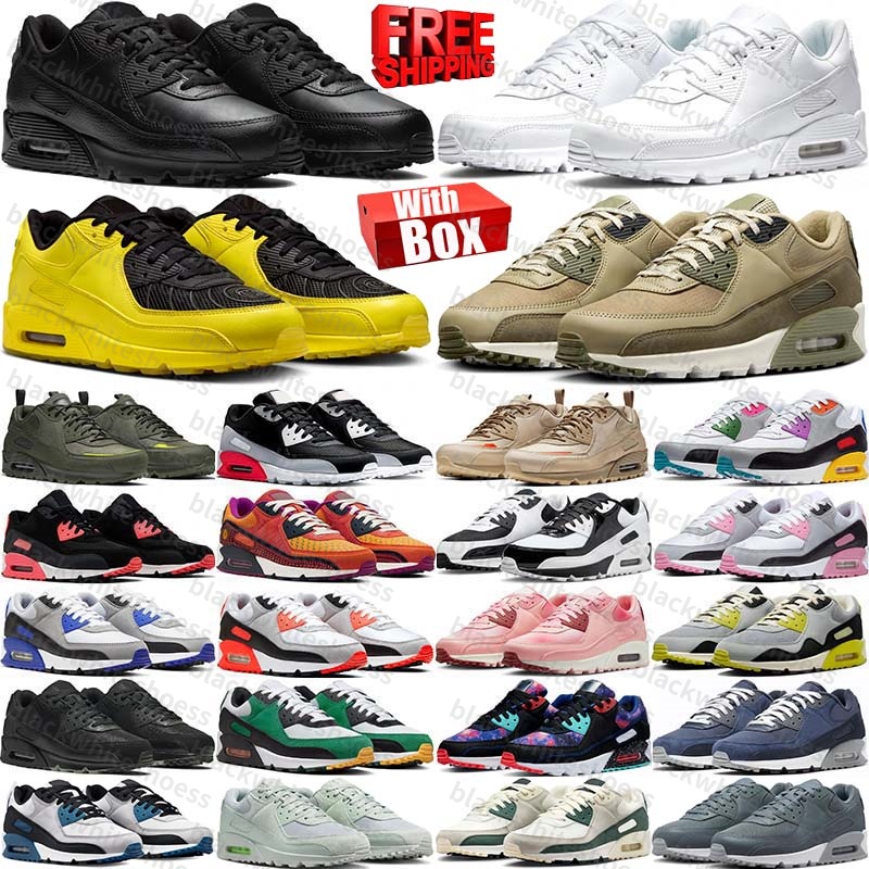 Free Shipping With Box Designer 90 90s sneakers Sports Running Shoes mens trainers for womens chaussure basket homme men trainer sneaker chaussures