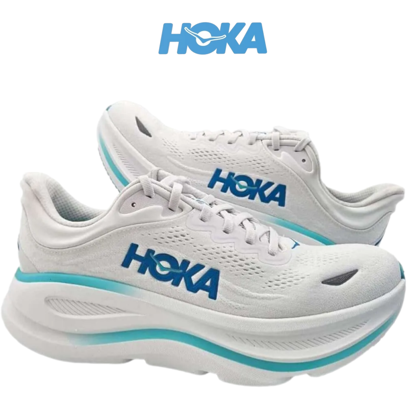 HOKA Bondi 9 Running Ultra-gedempte comfortabele wandelsneakers voor heren Lichtgewicht ademende Road Runner voor dagelijkse training Gym De hele da