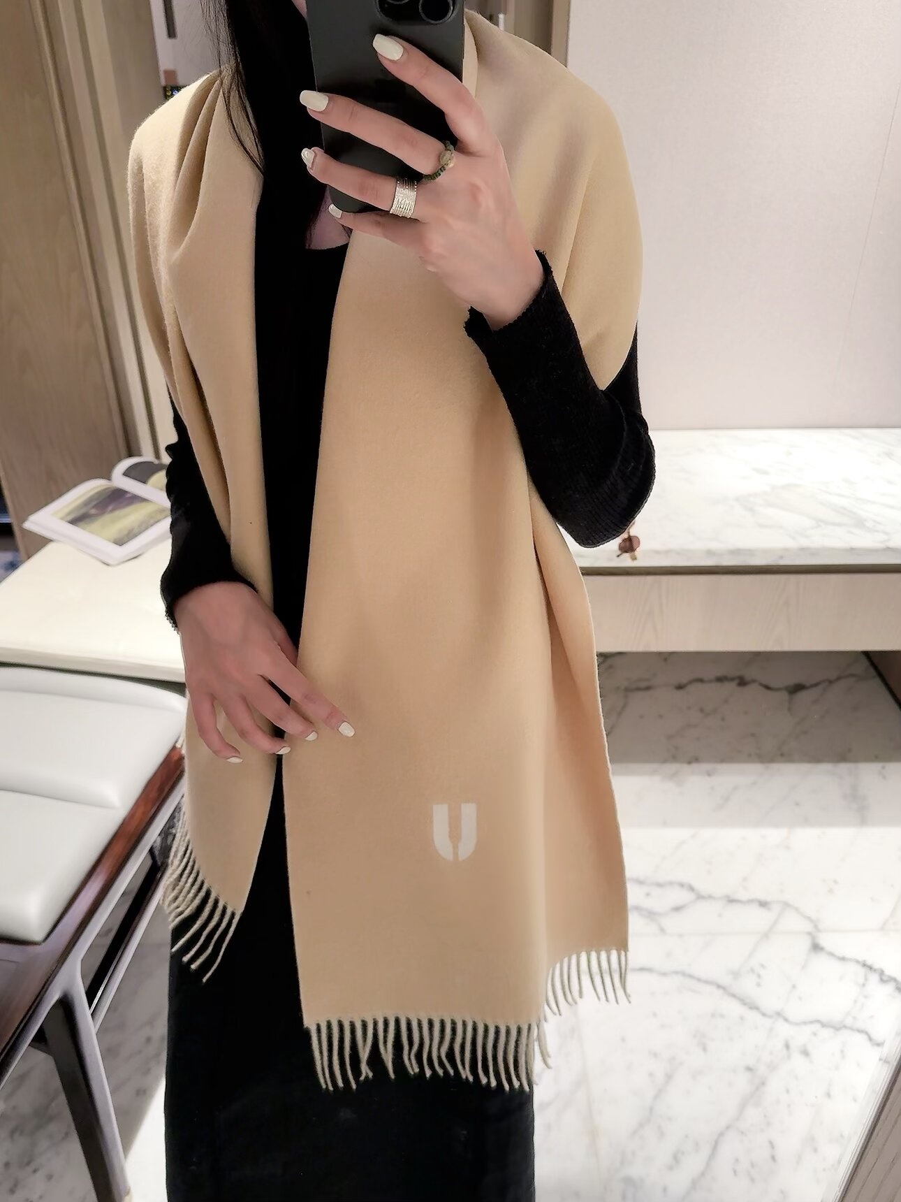 2026 Classic Plaid Women Man Designer Scarf 100% Cashmere Scarves For Winter Warm Womens and mens Long Wraps Size 180x30cm Ao115687