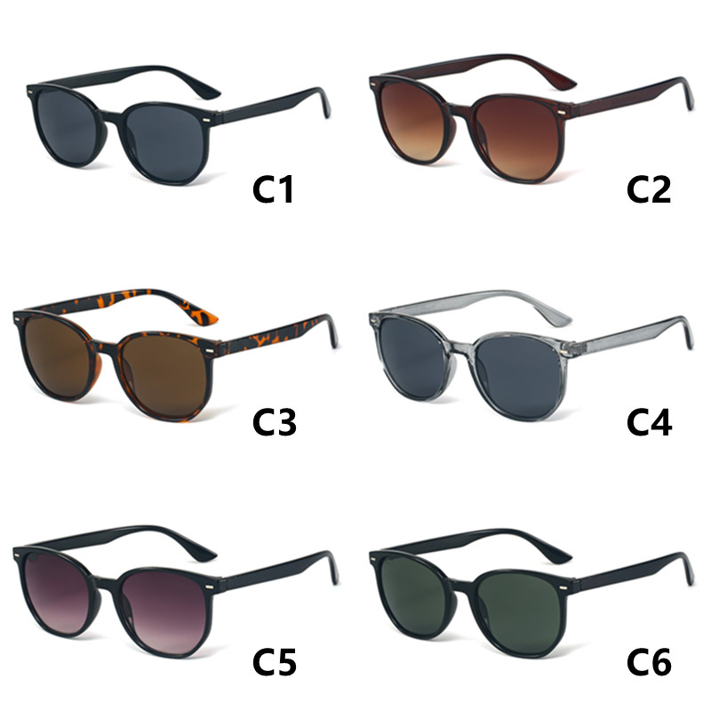 Retro vierkante ronde zonnebril Zwart volledig frame UV-bescherming Shades Lichtgewicht brillen voor autorijden Reiskleding voor heren Dames zonnebr