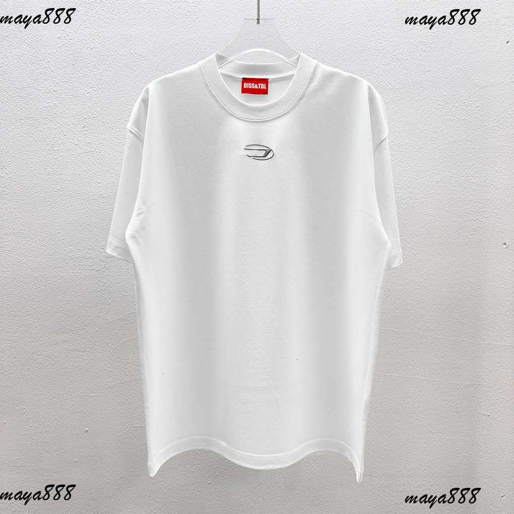 Disellyness Shirt 5A Designer Shirt Summer Niche Trend Brand T-Shirt Short Sleeve Mens T-Shirt Loose Mens T-Shirt Oversize Couple Print Cotton Graph