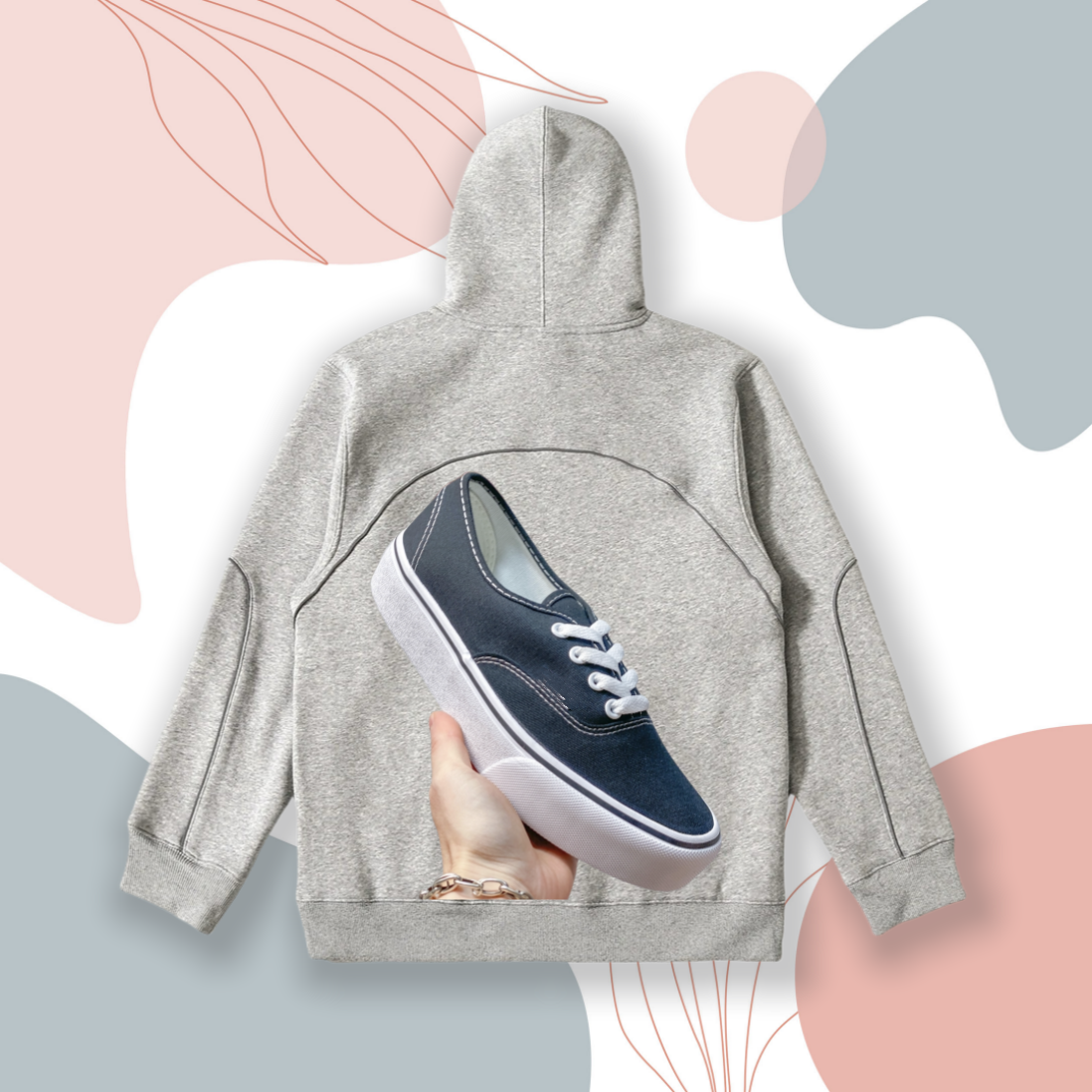 Casual Zipper Hoodie and Sweatpants Set Comfortable Two Piece Outfit for Everyday Wear-325