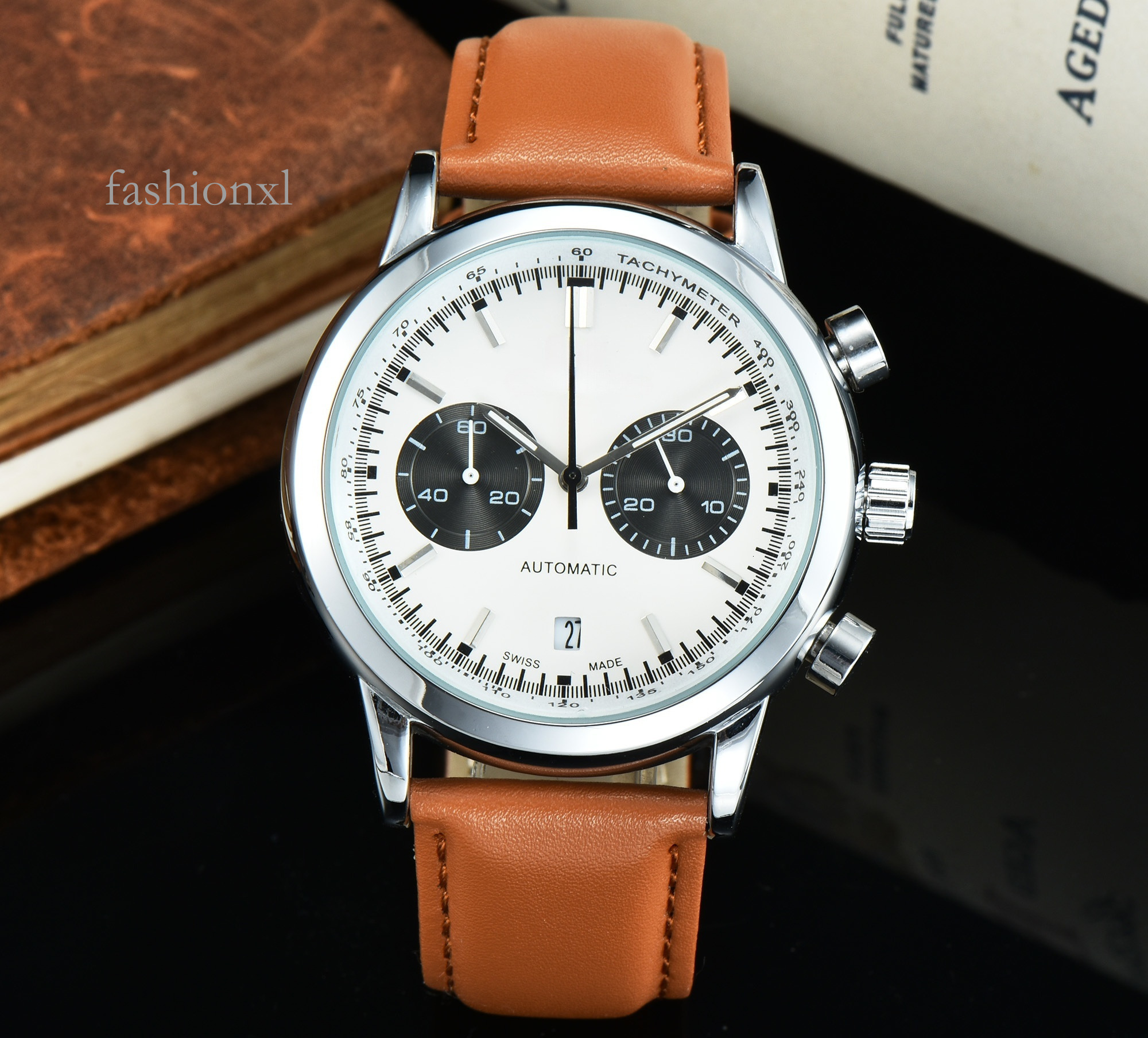 Hamiltonkhaki Watches Designer Mens High Quality Hamiltonwatch Fashion Trend Quartz Movement Leather Strap Date Display Hamiltom Functional Montre f