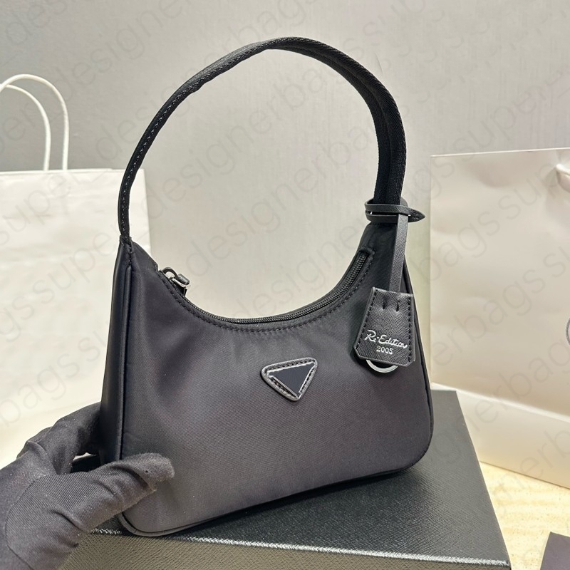 Designer Bag Hobo 2005 Shoulder Bag Re Edition 2000 Luxury Handbag Women Nylon Underarm Bag