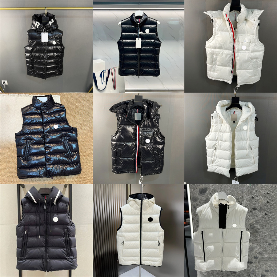 Designer Mens Vests Down Vest Women Classic Coat Hooded/O-Neck Thick Down Clothes Classic Winter Outerwear Casual Zipper Casual Vests Keep Warm S