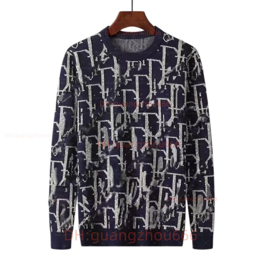 2027 New Designer Luxury Sweaters American pullover Retro Printed Colorful Round Neck Men's And Women's Outdoor sweatshirt With Letter Pat