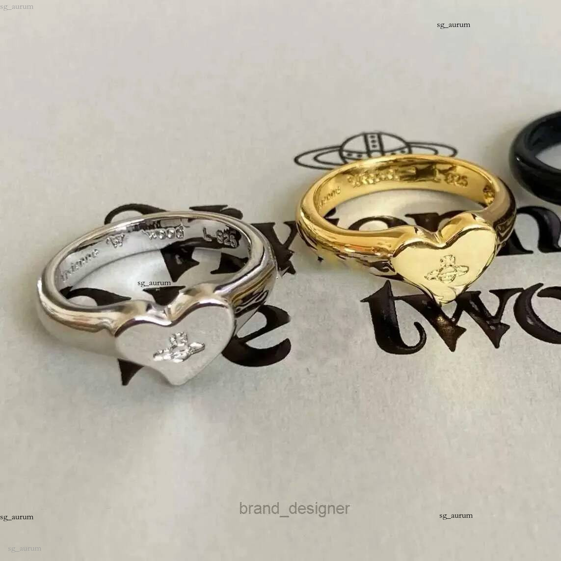 Saturn Heart Couples Light High Sense Designer Nouvelle bague pour femmes hommes bijoux de luxe dames fille fête de mariage cadeau accessoires ta