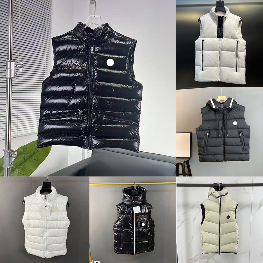 Designer Down Vest Men Women Down Jackets Puffer Jacket Outerwear Parkas Winter Thick Puffer Windbreaker Coat with Hooded Womens Coats Pocket Warm C