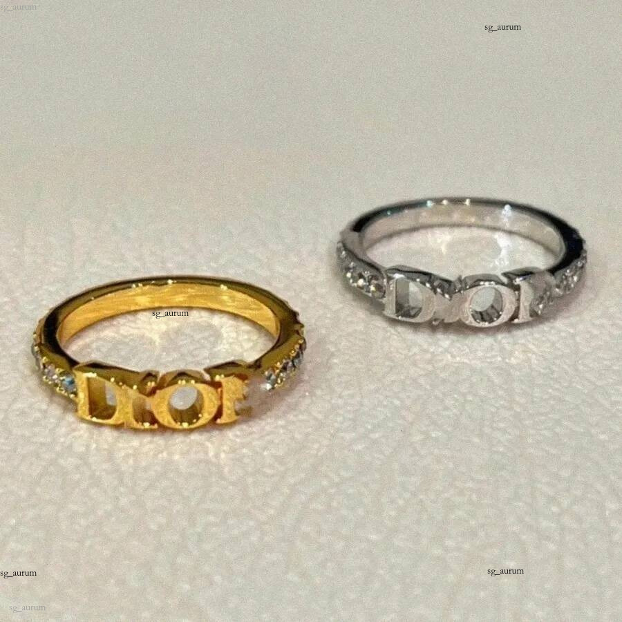 Gold 18K diamond Ring Women designer Stainless Steel Elegant Band rings fashion Classic Designer Jewelry for wedding gift p3kq