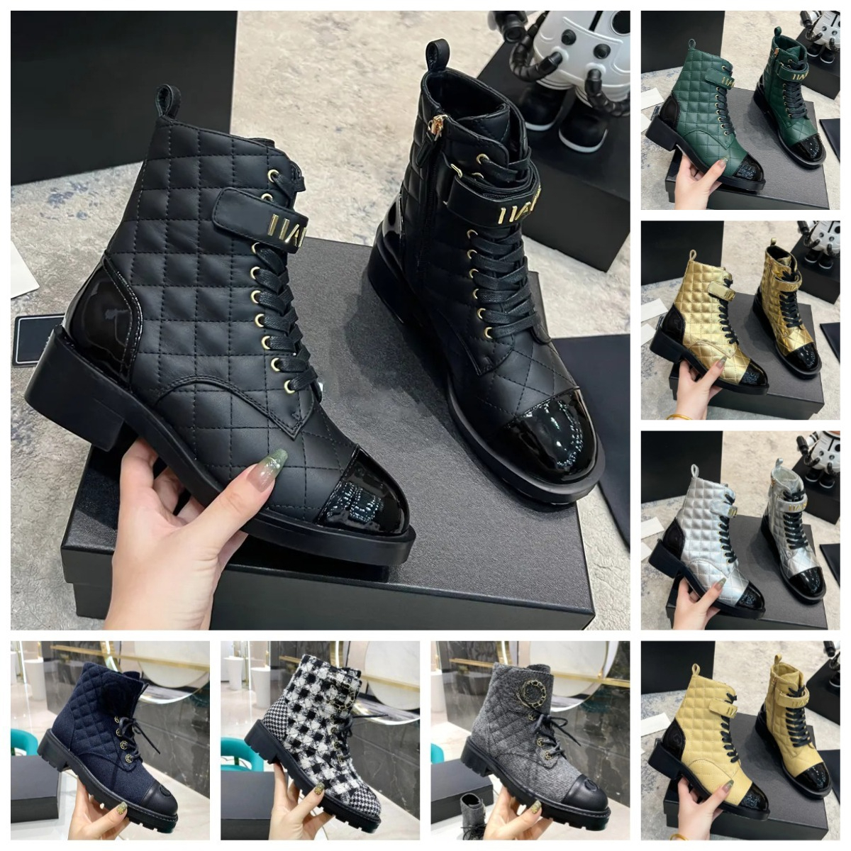 designer boot Autumn winter boots woman shoe Thick soled zipper 100% Soft cowhide lady platform leather fashion High top women shoes New girls knee