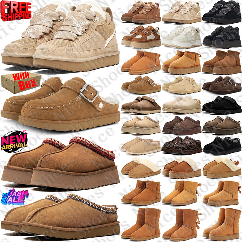 Free Shipping With Box Designer boots botte winter bottes booties Shoes tasman goldenstar evelina clogs slippers tazz mens womens sneakers australia