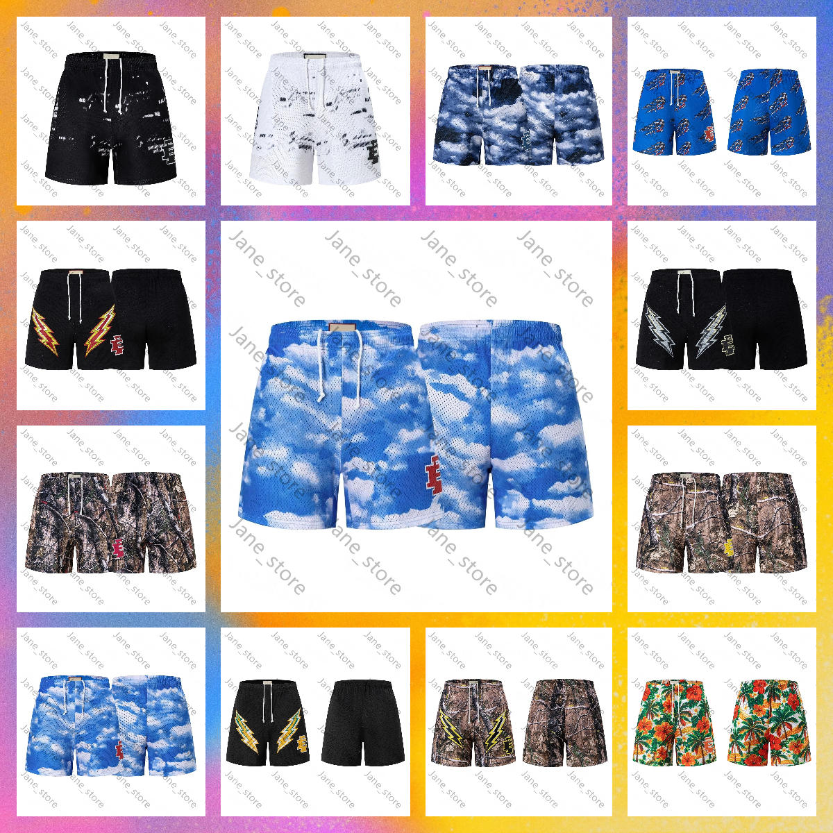 10A Designer Classic Summer Sport Uomo Eeic Emmanuel Pantaloncini da donna Pantaloncini da basket traspiranti Pantaloni da spiaggia Outdoor Casual O