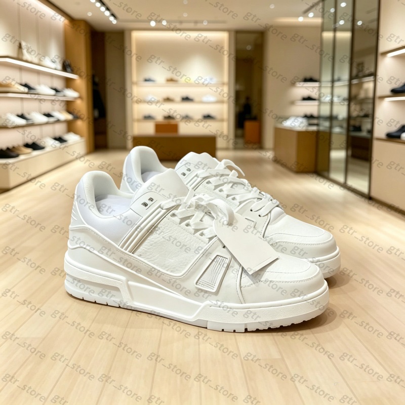 2026 Luxury Designer Shoes Men women Sneaker Skate Sneakers Calf Trainer Platform Sneakers Rubber Shoe loves Trainer Lace-up Skate Shoes 36-45 G11