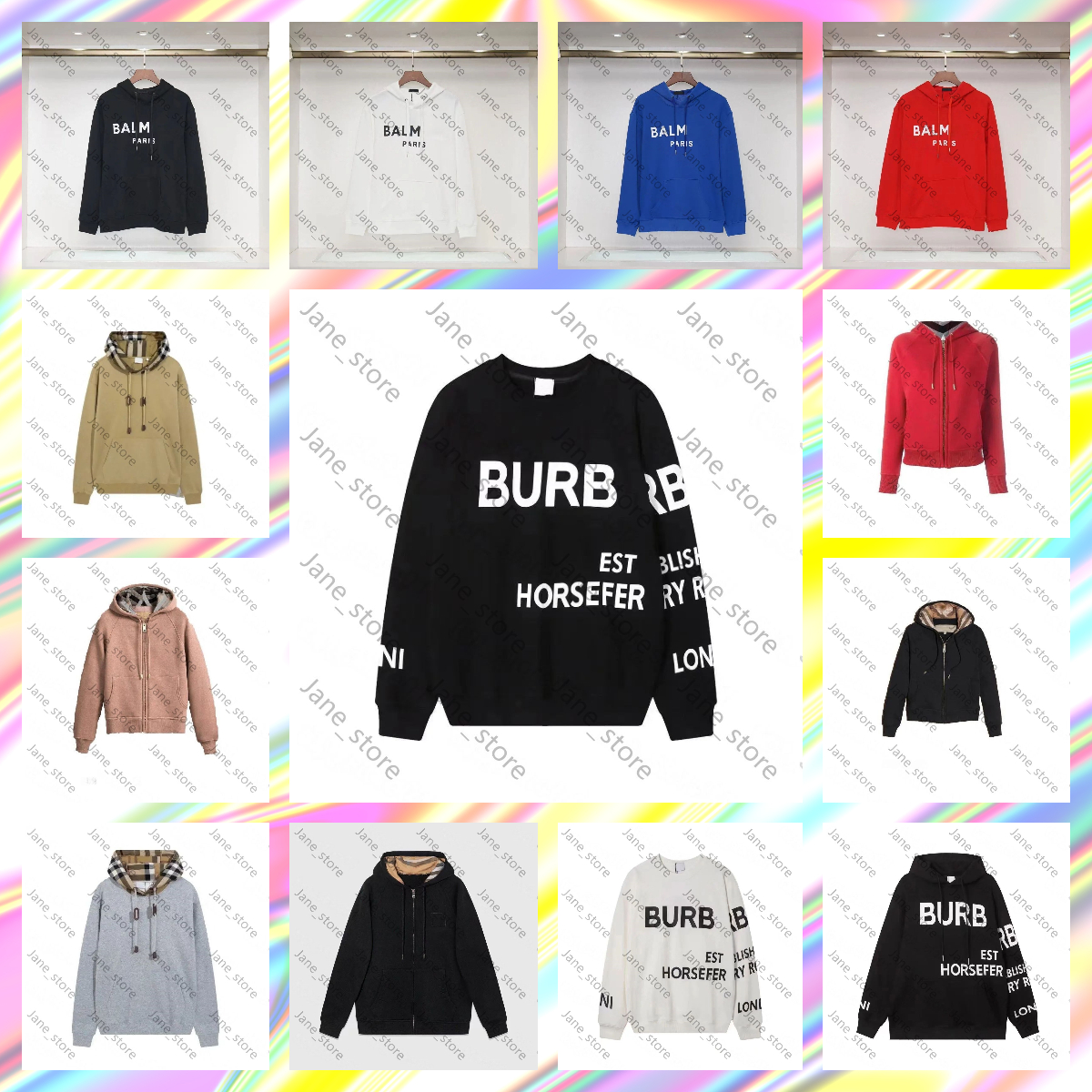 10A New Fashion Mens Hoodies Designer Pullover Zipper Sweatshirts Sweater Street Sweatshirts Men and women with the same style Embroidery hoodie clo