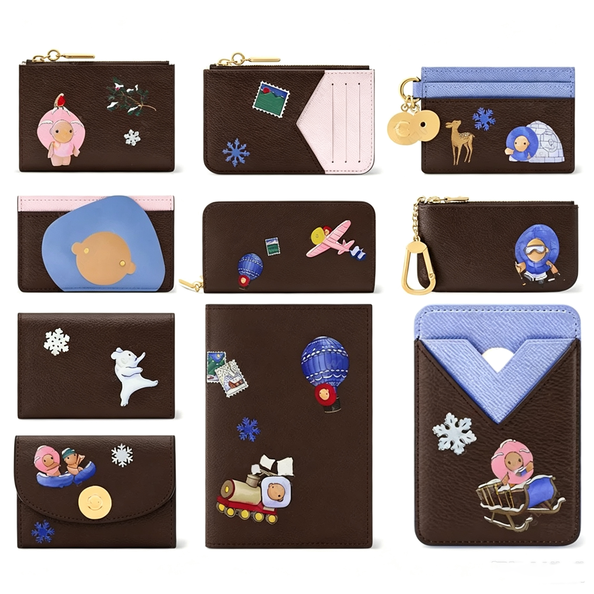 Ladies Fashion Designer Luxury 2025 Christmas Wallet Coin Purse Key Pouch Card Holder TOP Mirror Quality M15333 M15341 M15324 M15343 M15334 M15323 M