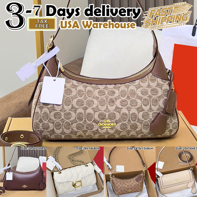 Hamptons Ella 35 Crescent Underarm Bag designer bag top quality shoulder bag leather crossbody bag women bags wallet Designer Bags Trends sac luxury