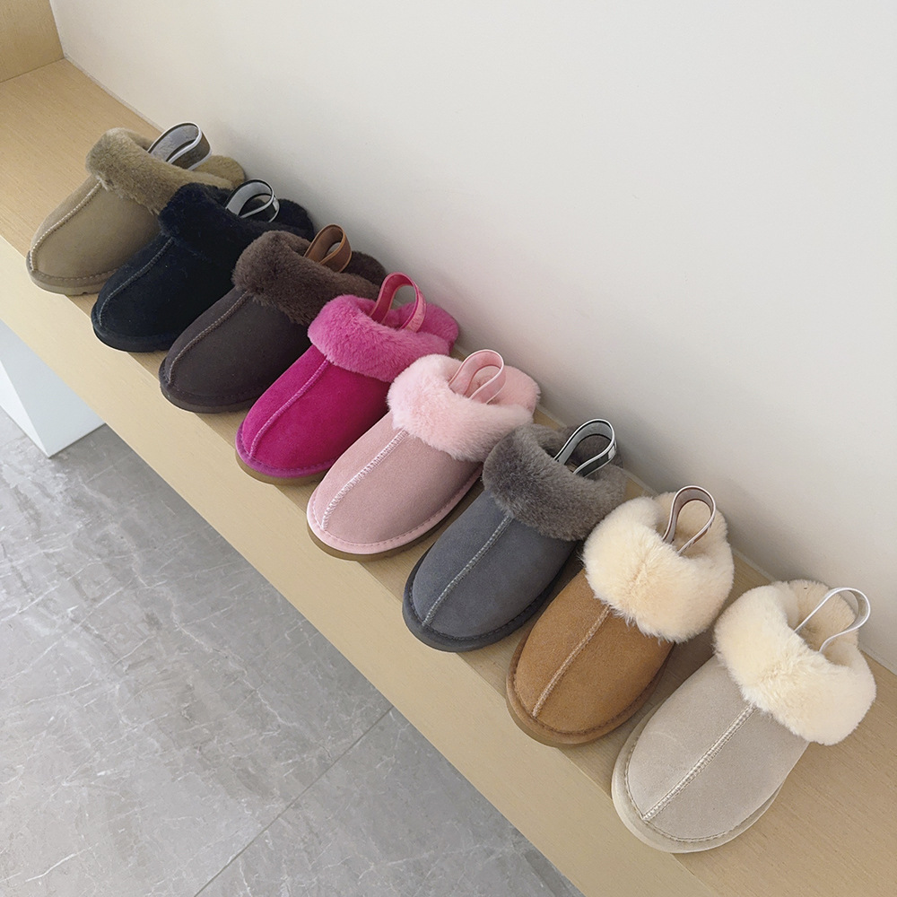 2026 designer boots kids boot slippers clogs shoes toddler booties baby slides children girls boys sheepskin boots platform fur suede ankle booties