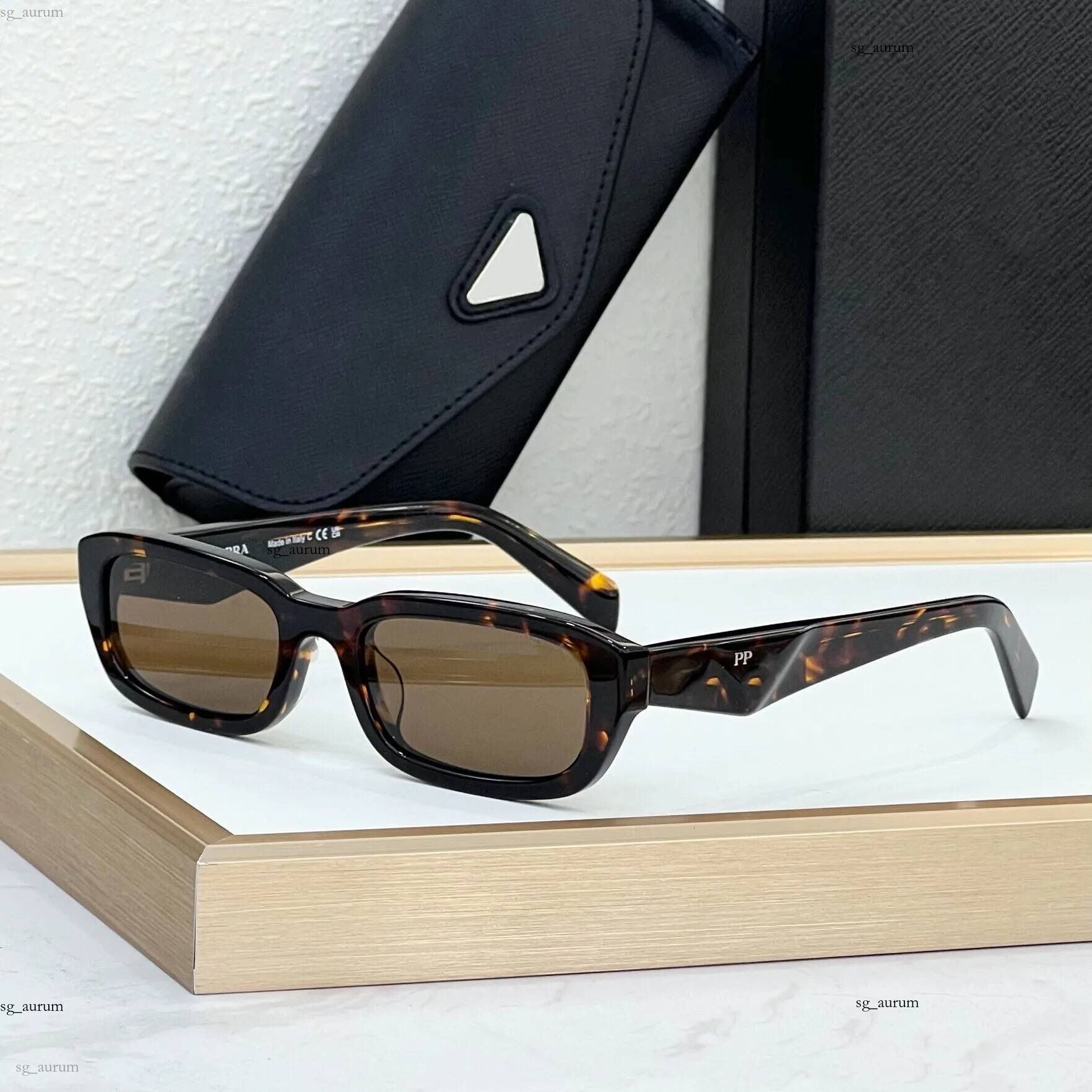 Lunettes de soleil de designer Outdoor Shades Fashion Classic Lady Petites lunettes de soleil rectangulaires pour femmes Hommes Lunettes de luxe