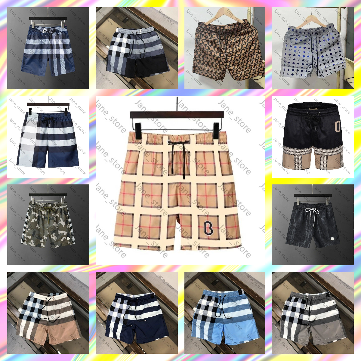 10A Mens Shorts Summer Swimwear Board Men Letter Pattern Designer Fashion Casual Sports Running Fitness Seaside Surf Breathable Beach Swim Shorts LV