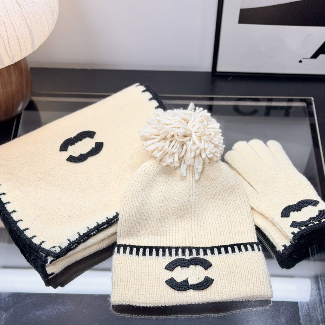 Women's Hats, scarves, gloves fashion men's hat scarf set winter scarf hat set of 2 men's and women's warm knit hat outdoor spor