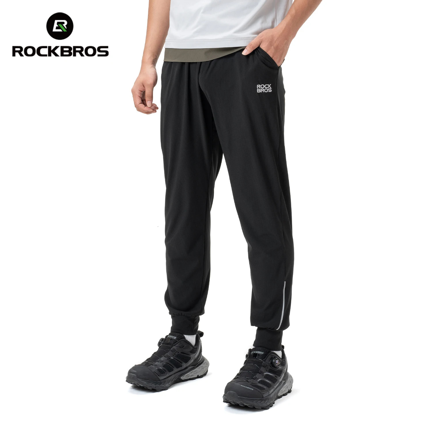 ROCKBROS Summer Sport Thin Pants Running Outdoor Long Trousers Breathable Fitness Casual Riding Bicycle Daily Sweatpants 260908