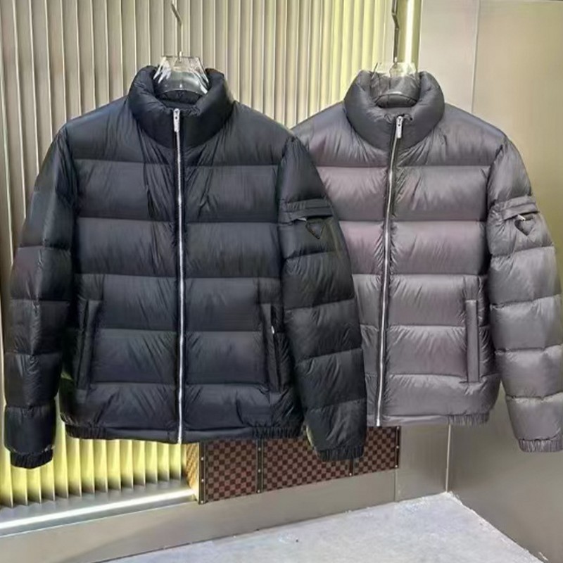 Man Jacket Man's coat Down Jackets puffer jacket collar Coats Winter Coat 2XL 3XL Bright black Warm Fashion Parkas Outerwear