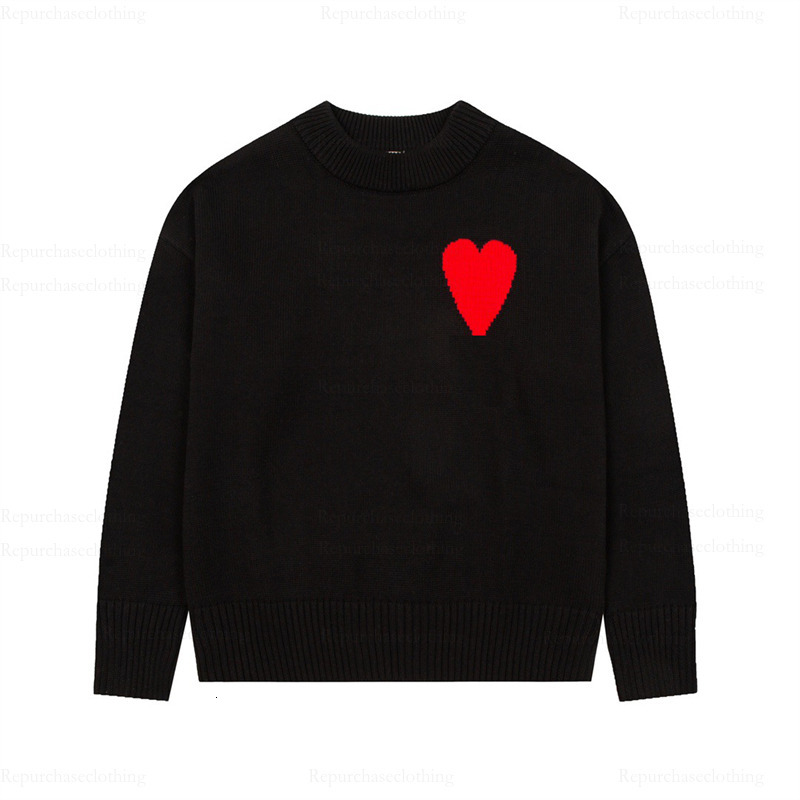 Amiiparis Hoodie Sweaters Paris Cotton Designer Aimshirt Sweater Jumpers For Men Women Cardigan Knitted Sweats Knitwear European High Amiheart 0d1 Q