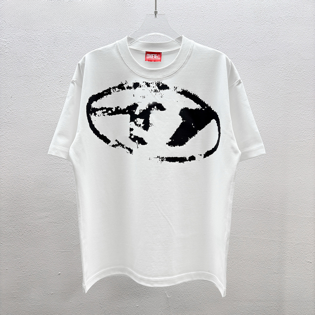 Disellyness Shirt 5A Designer Shirt Summer Niche Trend Brand T-Shirt Short Sleeve Mens T-Shirt Loose Mens T-Shirt Oversize Couple Print Cotton Graph