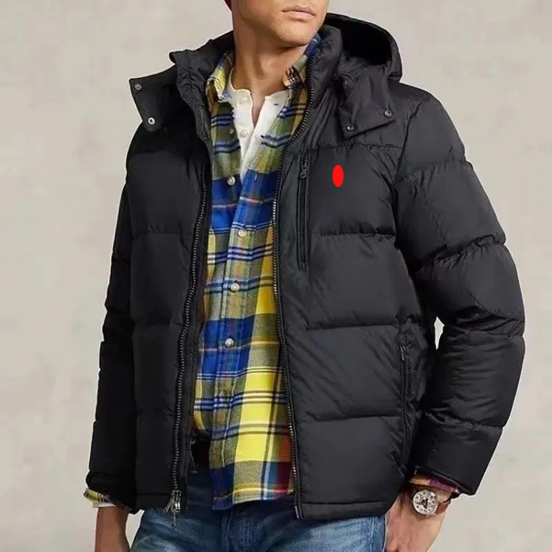 Mens Jackets Women Winter polo Puffer Down Jackets Coats Zipper Designer Outerwear Clothing Men Windbreaker Thick Warm Embroidered Hooded Co