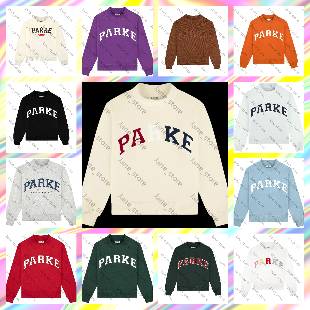 10A Parkes Sweatshirt Hoodie Mockneck Women's Embroidery Mocked Neck Vintage High Street Casual Loose Fit Fashion Pullover Spring Autumn Pink B