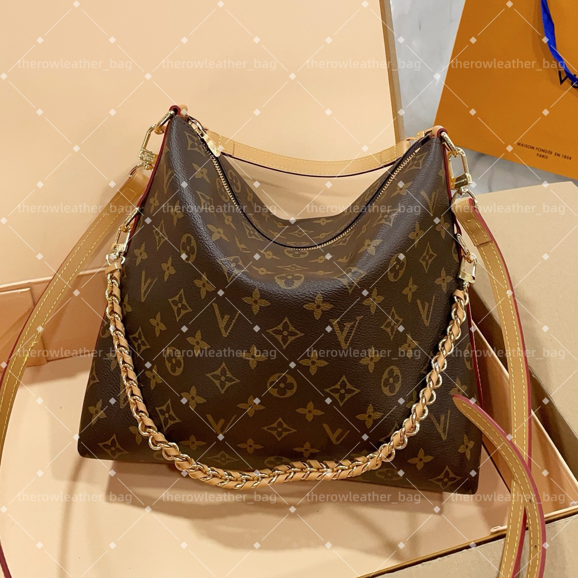 Designer bag monogram Multipass handbag leather Shoulder Bag Womens mens crossbody armpit bag chain bag large capacity tote bag travel bag Evening B