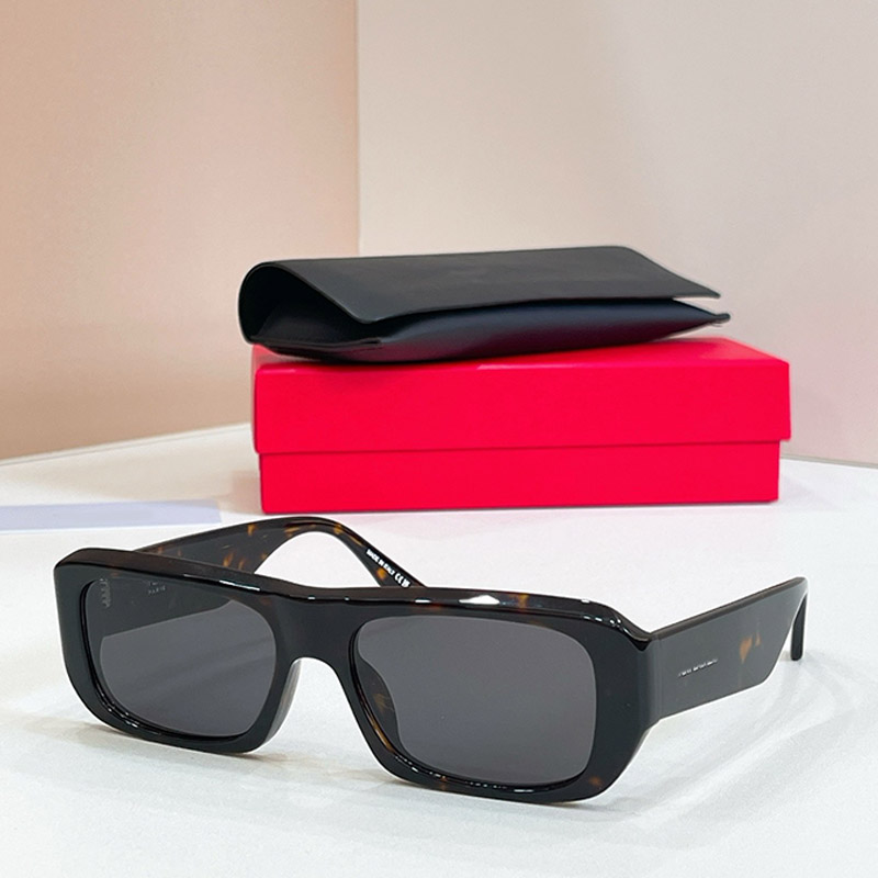 RECTANGULAR SUNGLASSES FOR WOMENS MENS SL869 Fashion Thick Mirror Frame Designer Brand Sun Glasses 26ss New Model With Box