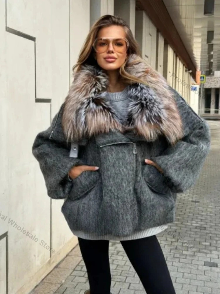 Down Jacket Women's Fur Warm Winter Puffer Padding Parkas Lightweight Goose Coat Cold Protection 260911