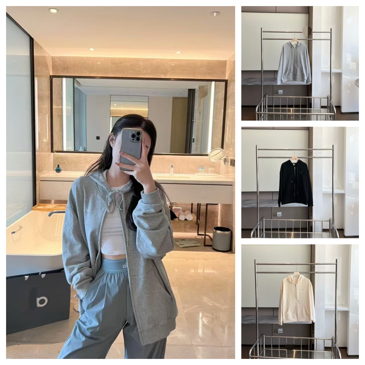 Women's Trendy Versatile Zip-Up Hoodie - Japanese Hip-Hop Print Pullover Unisex High Street Oversized Jacket
