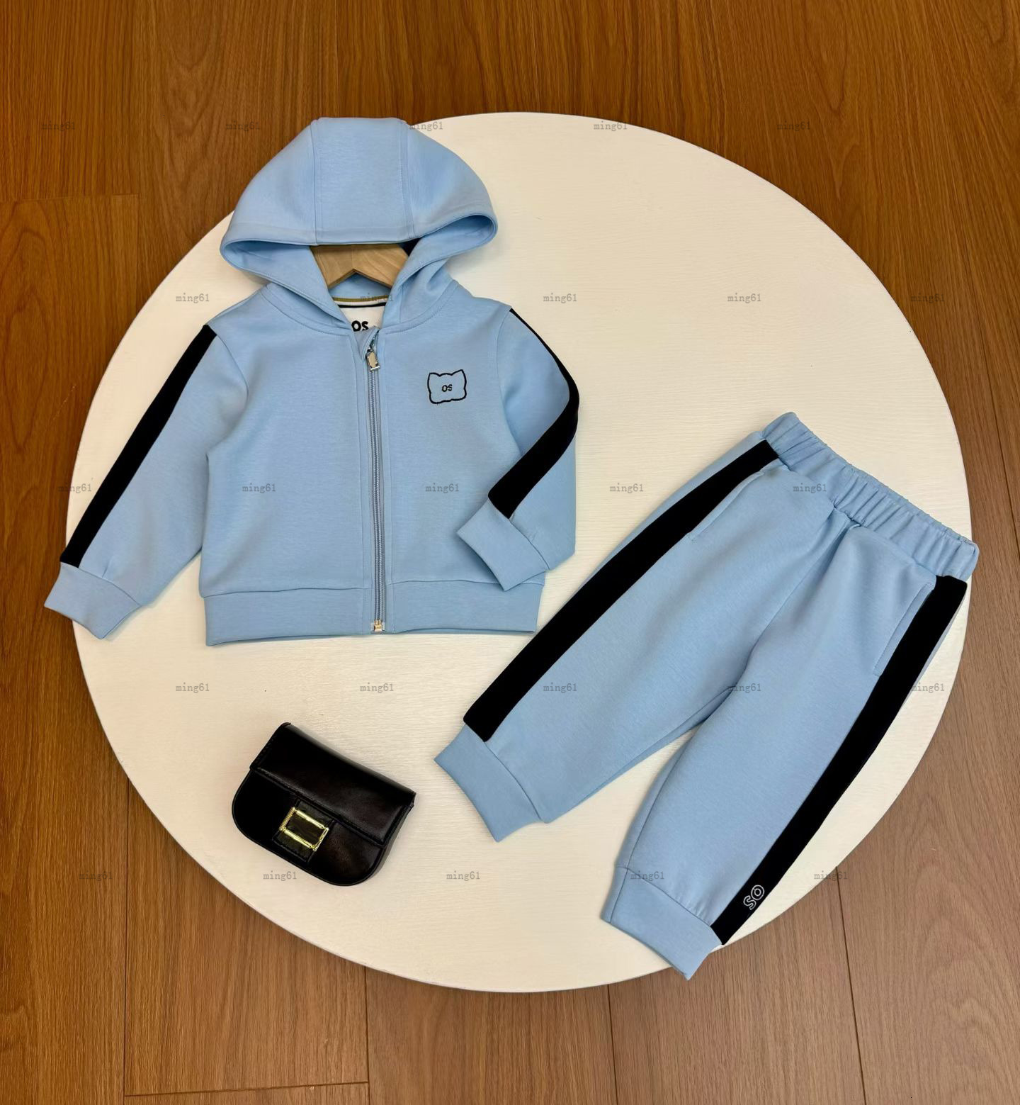 Brand newborn jumpsuits infant bodysuit Spring designer baby clothes Letter printing toddler Hooded zipper jacket and pants A407X11N090