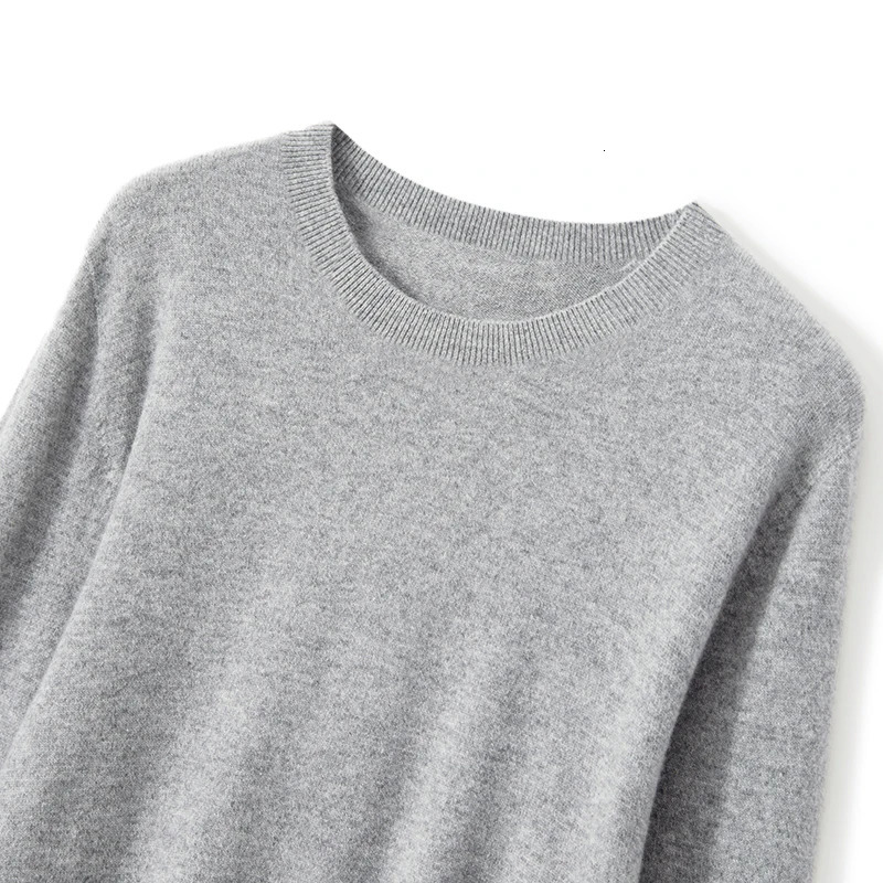 100 Merino Wool Sweater Man Oneck Basic Pullover Autumn Winter Long Sleeve Soft Warm Jumper Smart Casual Knit Top 260911