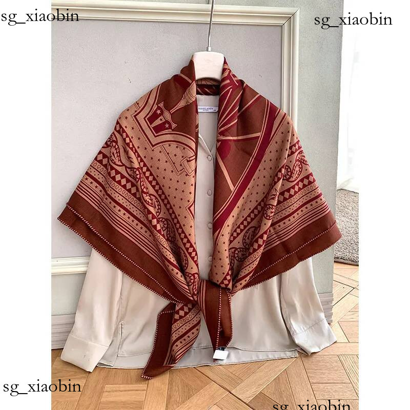 2026 New Double Sided Same Color Women's Spring/Summer Silk Cashmere Large Square Shawl And Outer Scarf Hot