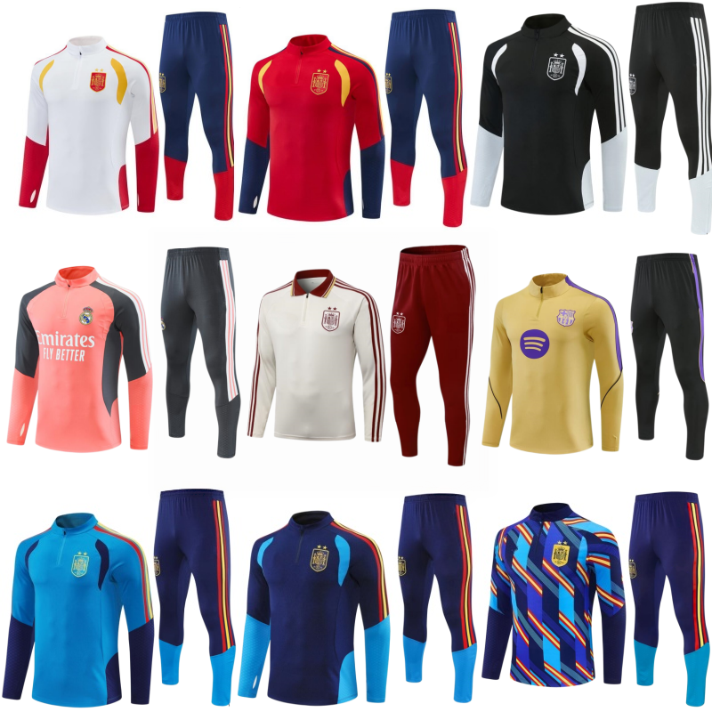 2 étoiles 26 27 Espagne survêtements de football manches longues LAMINE YAMAL PEDRI FERRAN MORATA PEDRI Espana Camiseta 2026 ensemble d’entraînem