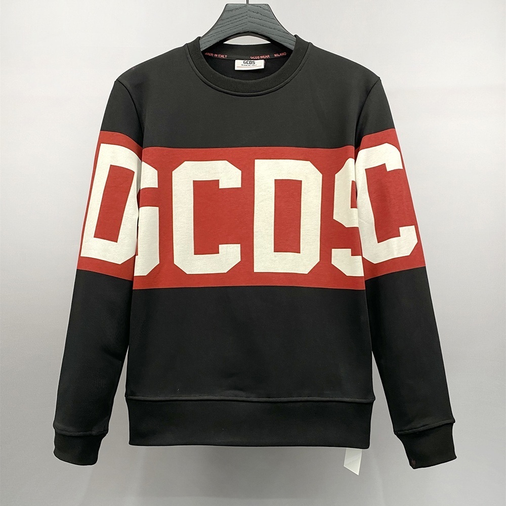 Hot Luxury Desinger Mens Womens Vintage Hoodie Crew Neck Sweatshirts Street Pullover Hoodies Cotton Trendy Long Sleeve Printed GCDS Terry Streetwear