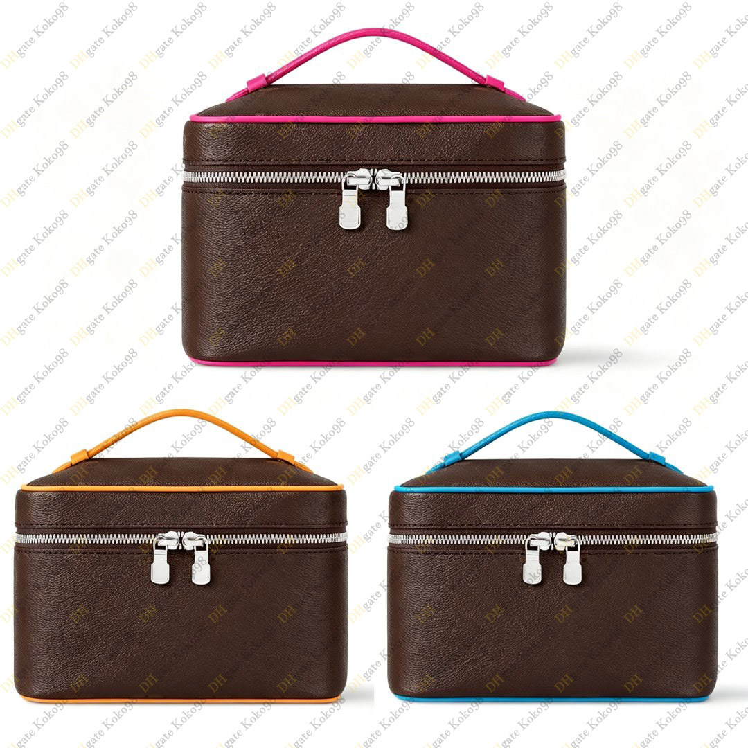 Genuine Leather Designe Cosmetic Bags Women Luxury Vanity Chain Pouch TOP Mirror Quality M12650 M12654 M12647 Nice Mini Ladies Shoulder Bag Cross Bo